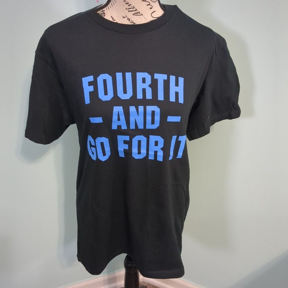 Fourth and Go for It Detroit Lions t-shirt medium new with tags